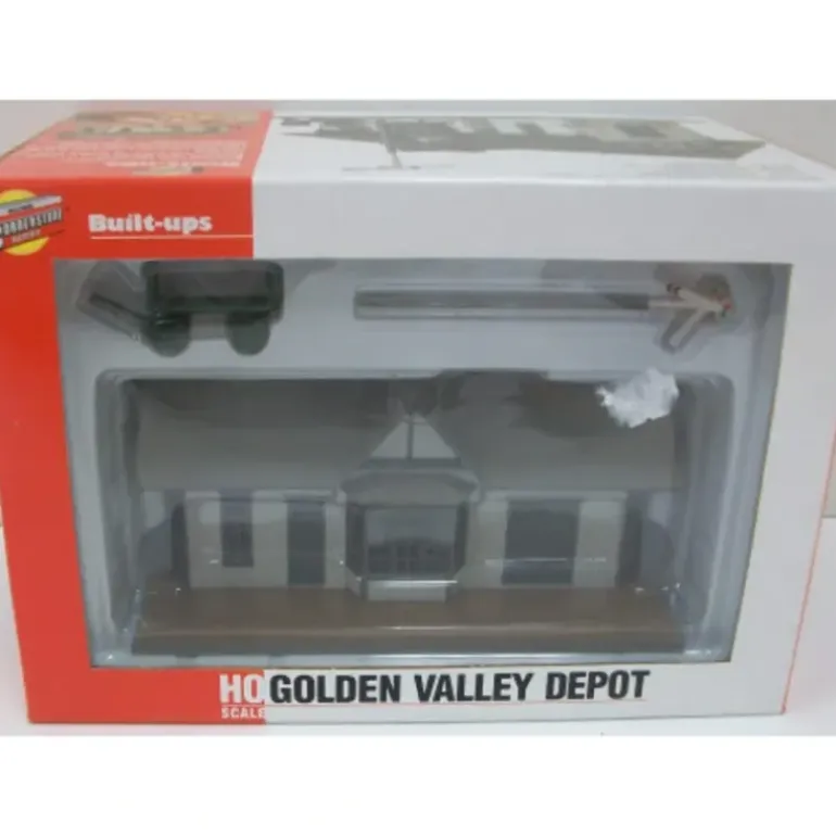 Walthers 933-2808 HO Built-Up Golden Valley Depot Assembled Building - Model Train Junction: Quality Parts and Art Supplies