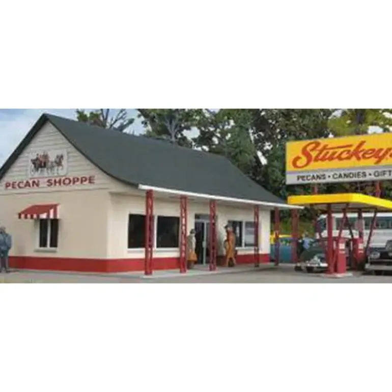 Walthers 933-2853 HO Built-Up Stuckey's Restaurant Store - Model Train Junction: Quality Parts and Art Supplies