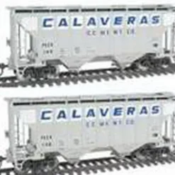 Walthers 932-25388 HO Calaveras Cement Hopper 2-Pack - Model Train Junction: Quality Parts and Art Supplies