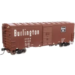 Walthers 910-1207 HO CBQ 40' AAR Modernized 1948 Boxcar RTR #61180 LN/Box - Model Train Junction: Quality Parts and Art Supplies