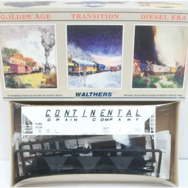 Walthers 932-5706 HO Continental Covered Hopper #3035 - Model Train Junction: Quality Parts and Art Supplies