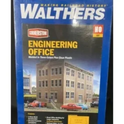 Walthers 933-2967 HO Cornerstone Series Engineering Office Building Kit - Model Train Junction: Quality Parts and Art Supplies
