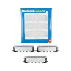 Walthers 910-56861 HO FLCX RD4 Coal Hopper #1 (Set of 3) LN/Box - Model Train Junction: Quality Parts and Art Supplies