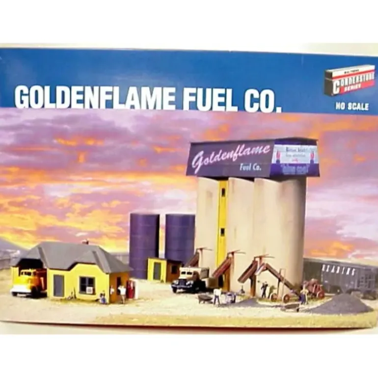 Walthers 933-3087 HO Goldenflame Fuel Company Building Kit - Model Train Junction: Quality Parts and Art Supplies
