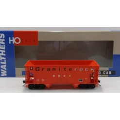 Walthers 932-7406 HO Granite Rock Greenville 100 Ton Twin Hopper #1811 LN/Box - Model Train Junction: Quality Parts and Art Supplies