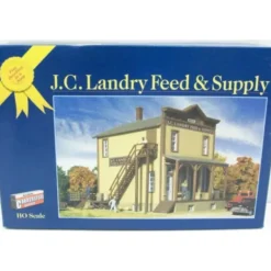 Walthers 933-3619 HO JC Landry Feed & Supply Kit - Model Train Junction: Quality Parts and Art Supplies