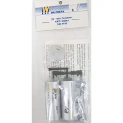 Walthers 933-1955 HO K&W Alaska 20' Tank Container Kit - Model Train Junction: Quality Parts and Art Supplies
