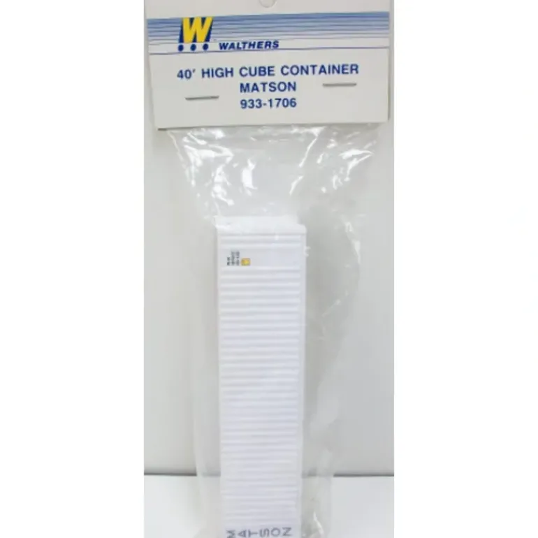 Walthers 933-1706 HO Matson 40' High Cube Container - Model Train Junction: Quality Parts and Art Supplies