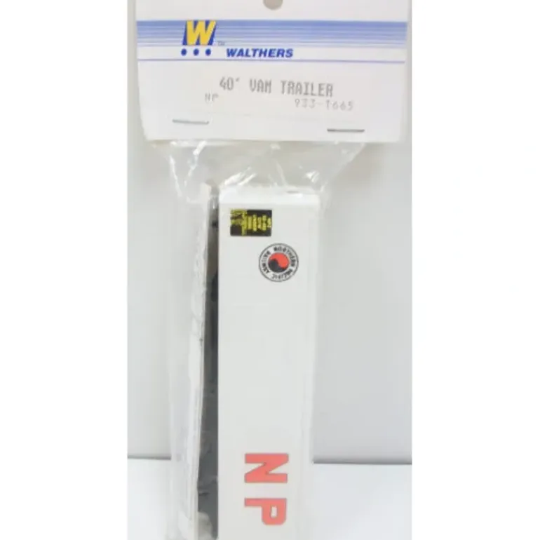 Walthers 933-1665 HO NP Northern Pacific 40' Van Trailer - Model Train Junction: Quality Parts and Art Supplies
