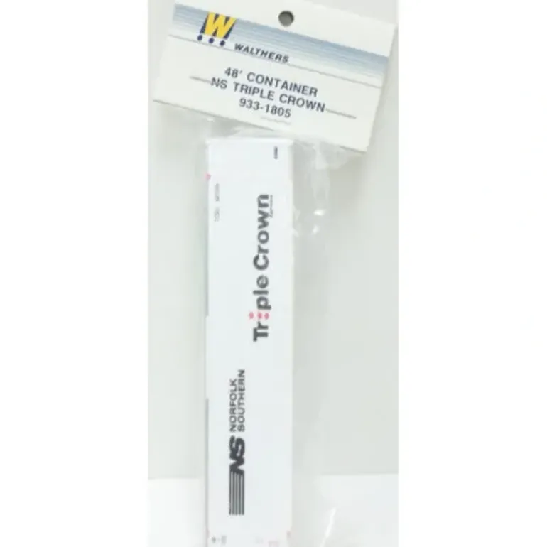 Walthers 933-1805 HO NS Triple Crown 48' Rib Side Container - Model Train Junction: Quality Parts and Art Supplies