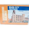 Walthers 933-3178 HO River City Textiles Background Building Kit - Model Train Junction: Quality Parts and Art Supplies