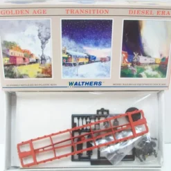 Walthers 932-3759 HO Scale Burlington 54' GSC Flatcar # 95237 Kit - Model Train Junction: Quality Parts and Art Supplies