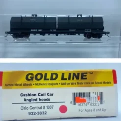 Walthers 932-3832 HO Scale Ohio Central Cushion Coil Tank Car #1007 LN/Box - Model Train Junction: Quality Parts and Art Supplies