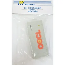 Walthers 933-1756 HO Scale OOCL 20' Container - Model Train Junction: Quality Parts and Art Supplies