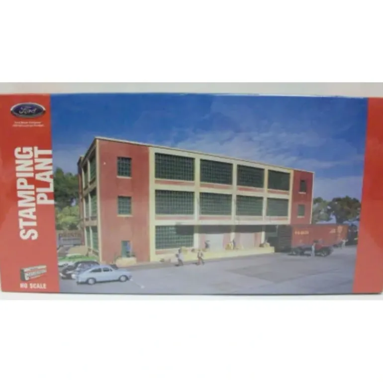 Walthers 933-3075 HO Scale Stamping Plant Industrial Structure Kit - Model Train Junction: Quality Parts and Art Supplies