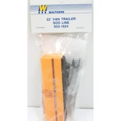 Walthers 933-1624 HO Soo Line 32' Van Trailer Kit - Model Train Junction: Quality Parts and Art Supplies