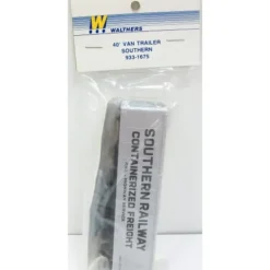 Walthers 933-1675 HO Southern Railway 40' Van Trailer Kit - Model Train Junction: Quality Parts and Art Supplies