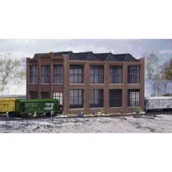 Walthers 933-3228 N Car Shop Structure Building Kit - Model Train Junction: Quality Parts and Art Supplies