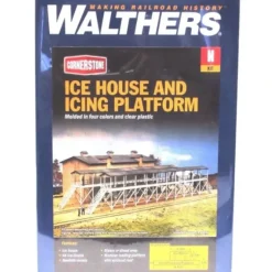 Walthers 933-3245 N Icing House & Platform Building Kit - Model Train Junction: Quality Parts and Art Supplies