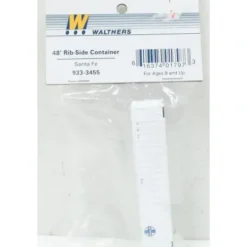 Walthers 933-3455 N Santa Fe 48' Ribbed Side Container - Model Train Junction: Quality Parts and Art Supplies
