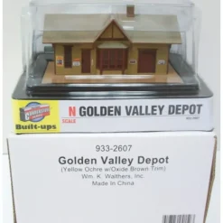 Walthers 933-2607 N Scale Golden Valley Depot Building - Model Train Junction: Quality Parts and Art Supplies