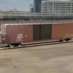 Walthers Mainline HO 910-3205 60' PS Double Door Auto Parts Box Car, CSX #165178 - Model Train Junction: Quality Parts and Art Supplies