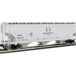 Walthers Mainline, HO Scale, 910-7730, 60' NSC 5150 3-Bay Covered Hopper, Grain Connect (WFRX), #856498 - Model Train Junction: Quality Parts and Art Supplies