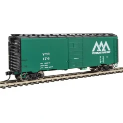 Walthers Mainline, HO Scale, 910-1438, 40' PS-1 Box Car, Vermont Railway , #192 - Model Train Junction: Quality Parts and Art Supplies