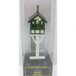 Weaver G1950 O Gauge Cream & Green Trim Switch Tower - Model Train Junction: Quality Parts and Art Supplies