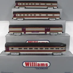 Williams 43151 Atlantic Coast Line Streamliner Passenger 4 Car Set - Model Train Junction: Quality Parts and Art Supplies