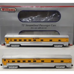 Williams 43118 D&RGW 72 Ft. Streamline Passenger 2-Pack EX/Box - Model Train Junction: Quality Parts and Art Supplies