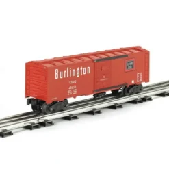 Williams 47035 O Burlington 40'' Boxcar - Model Train Junction: Quality Parts and Art Supplies