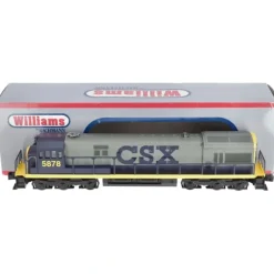 Williams 22203 O CSX Transportation GE U33C 3-Rail Diesel Loco w/Horn & Bell - Model Train Junction: Quality Parts and Art Supplies