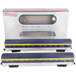 Williams 43105 O Gauge C&O 72 Ft. Streamline Passenger 2-Pack - Model Train Junction: Quality Parts and Art Supplies