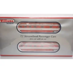 Williams 43121 O Gauge Texas Special 72 Ft. Streamline Passenger 2-Pack - Model Train Junction: Quality Parts and Art Supplies