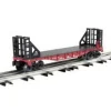 Williams 47501 O Santa Fe 40' Flatcar w/Bulkheads - Model Train Junction: Quality Parts and Art Supplies
