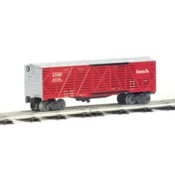 Williams 47407 O Santa Fe 40' Stock Car - Model Train Junction: Quality Parts and Art Supplies