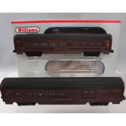 Williams 43006 PRR 60 Ft. Streamline Passenger 2-Pack - Model Train Junction: Quality Parts and Art Supplies