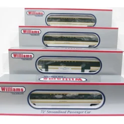 Williams 43161 Southern 72 Ft. Streamline Passenger Car (Pack of 4) - Model Train Junction: Quality Parts and Art Supplies