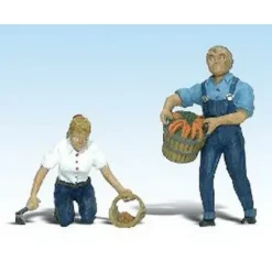 Woodland Scenics A2541 G Gus & Gertie Gardener Figures (Set of 2) - Model Train Junction: Quality Parts and Art Supplies