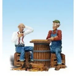 Woodland Scenics A2522 G Scenic Accents The Checker Brothers & Hound (Set of 6) - Model Train Junction: Quality Parts and Art Supplies