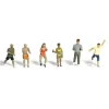Woodland Scenics A1831 HO Active People Figures (Set of 6) - Model Train Junction: Quality Parts and Art Supplies