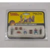 Woodland Scenics A1848 HO Checker Player Figures & Accessories (Set of 8) - Model Train Junction: Quality Parts and Art Supplies