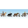 Woodland Scenics A1889 HO Horseback Riders & Horse Figures - Model Train Junction: Quality Parts and Art Supplies