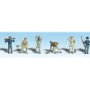Woodland Scenics A1858 HO Scenic Accents Chain Gang Figures (Set of 6) - Model Train Junction: Quality Parts and Art Supplies