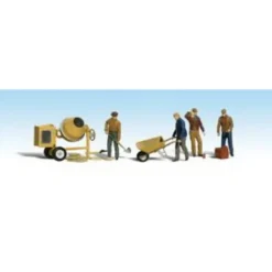 Woodland Scenics A1901 HO Scenic Accents Masonry Worker Figures (Set of 11) - Model Train Junction: Quality Parts and Art Supplies