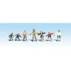 Woodland Scenics A1899 HO Scenic Accents Ice Skater Figures (Set of 7) - Model Train Junction: Quality Parts and Art Supplies