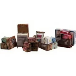 Woodland Scenics A1953 HO Scenic Accents Miscellaneous Freight (Set of 6) - Model Train Junction: Quality Parts and Art Supplies