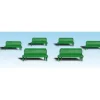 Woodland Scenics A1879 HO Scenic Accents Green Park Benches (Set of 6) - Model Train Junction: Quality Parts and Art Supplies