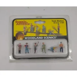 Woodland Scenics A1865 HO Scenic Accents Track Worker Figures (Set of 6) - Model Train Junction: Quality Parts and Art Supplies